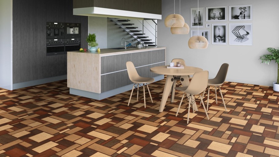 Линолеум Стобо 2 в интерьере фото