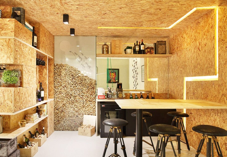 ОСБ В интерьере лофт