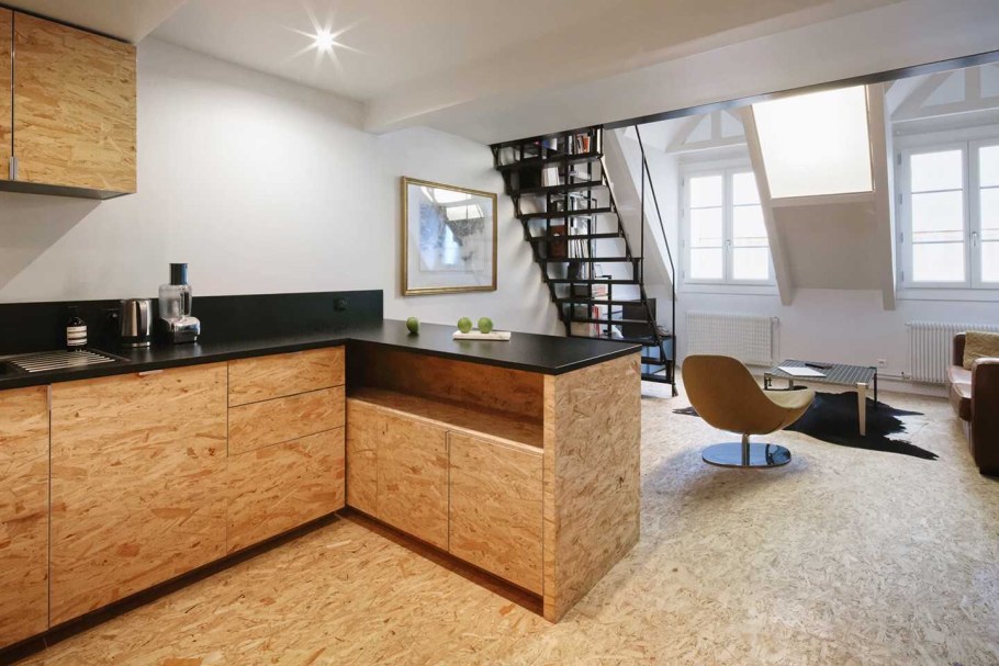 Кухня лофт ОСБ