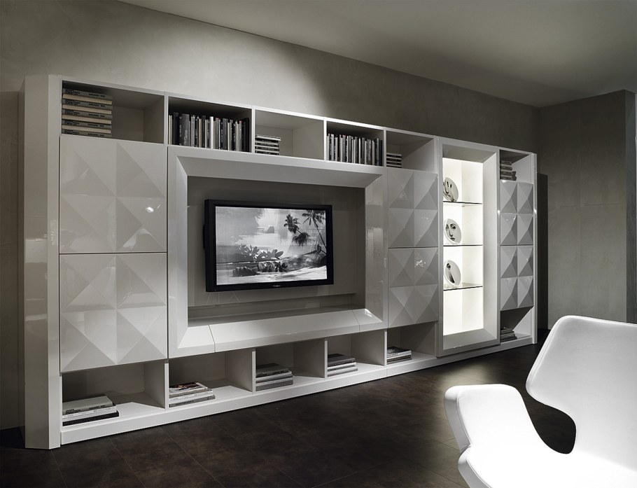 Стенка в гостиную во всю стену