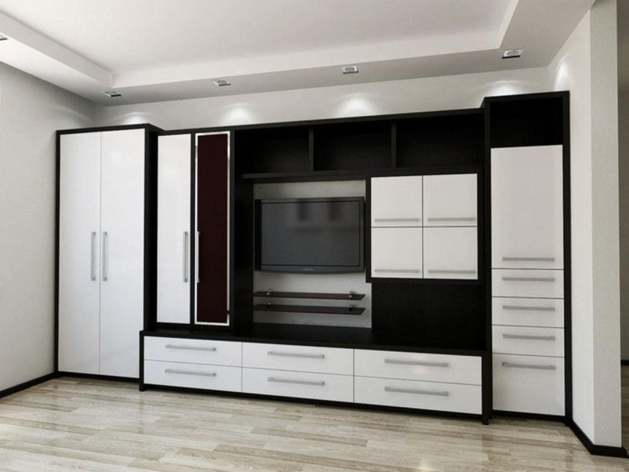 Гостиная со шкафом