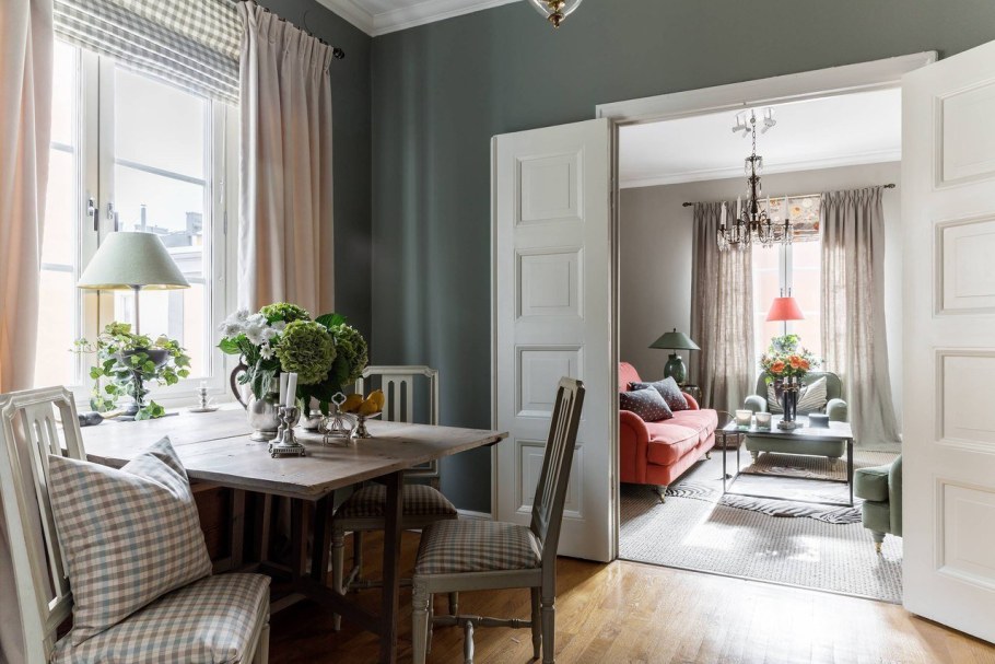 Сканди Прованс в интерьере