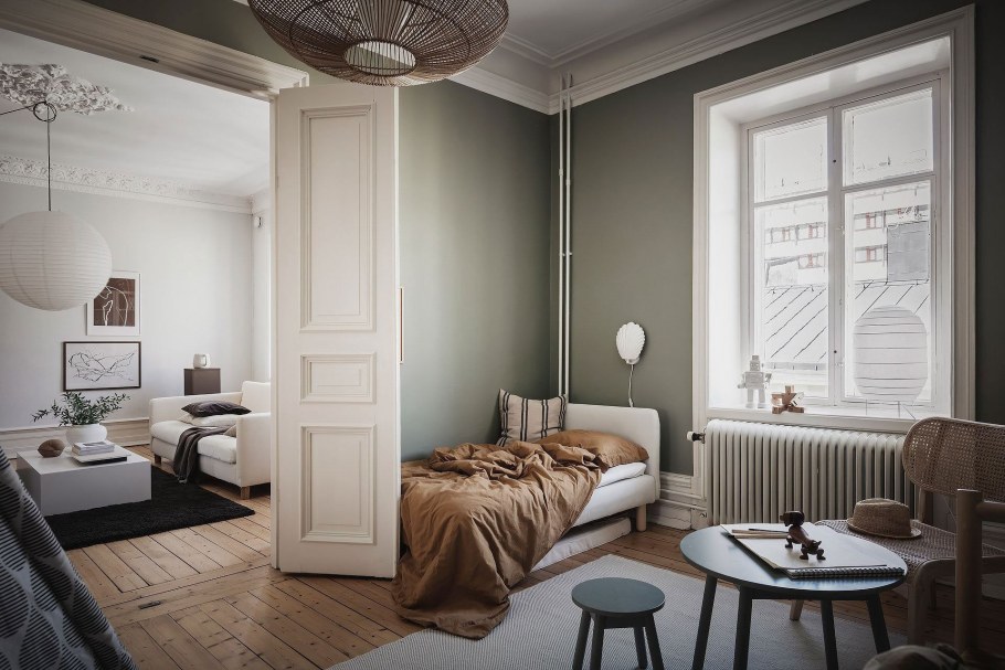 Скандинавский стиль с элементами классики