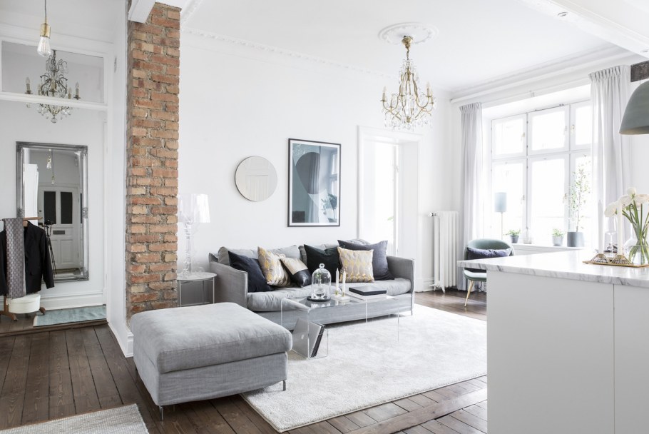 Сочетание лофта и классики в интерьере