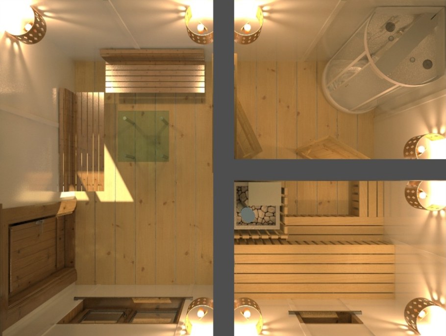 Баня 3 на 3 отделка внутри