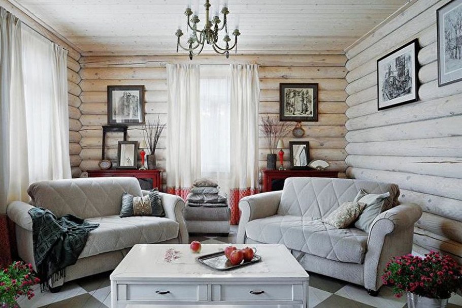 Дачный интерьер