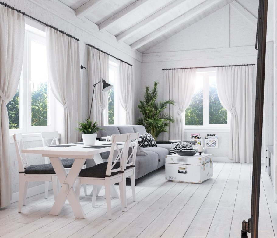 Загородный дом Сканди интерьер