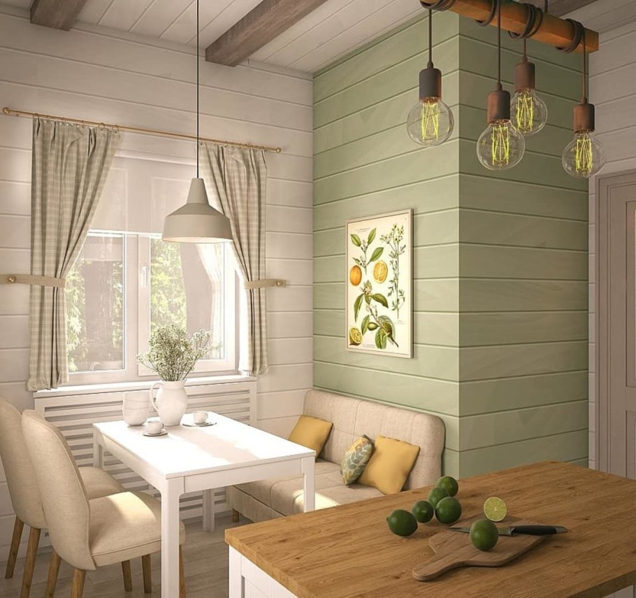 Интерьер дачного домика