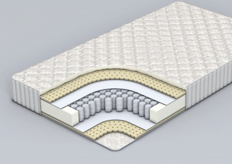 Матрас Лисна Комби л 100x200 ортопедический пружинный