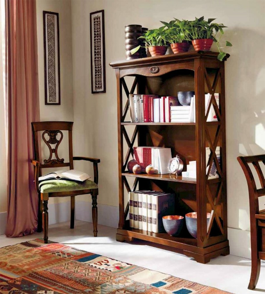 Этажерка в интерьере