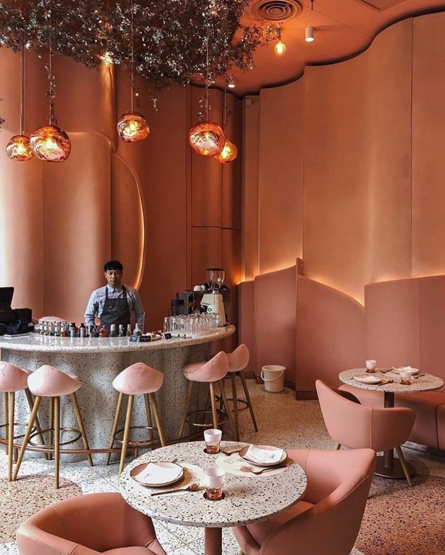 Креативный интерьер кафе