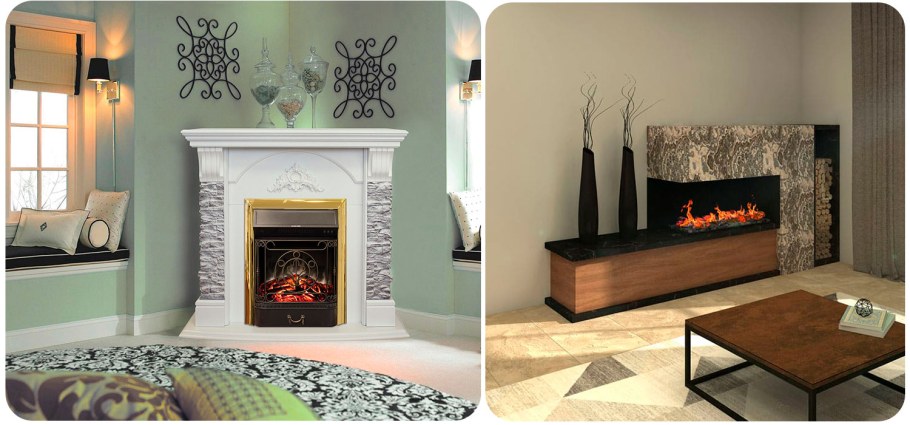 Современные камины для загородного дома