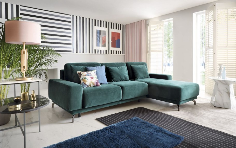 Расцветки диванов в интерьерах