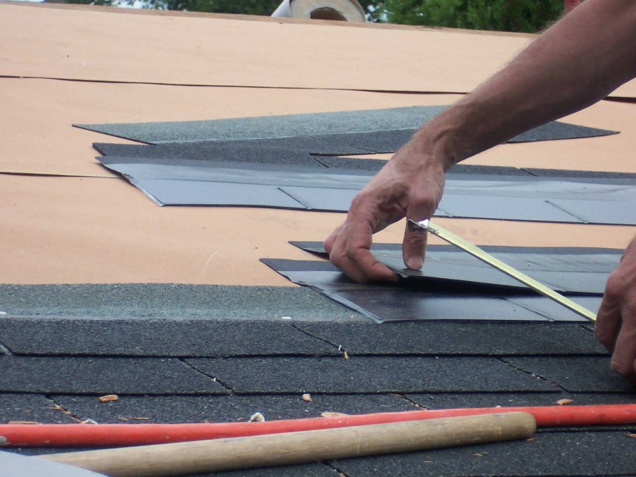 Укладка мягкой черепицы