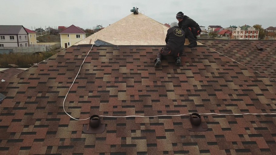 Кровля из битумной черепицы