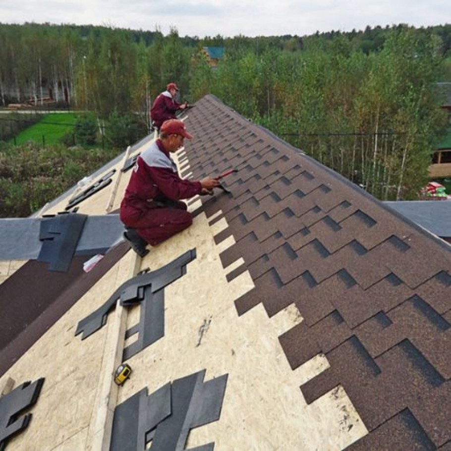 Монтаж гибкой черепицы ТЕХНОНИКОЛЬ