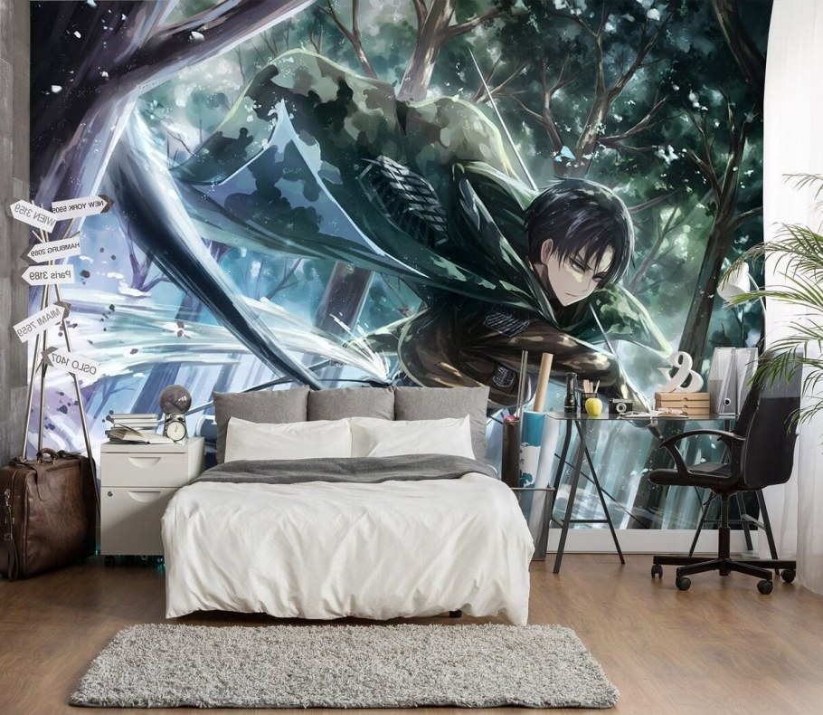 Анимешный стиль интерьер