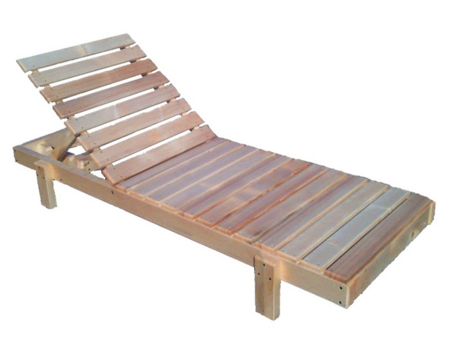Деревянный шезлонг ИП Шаповалов