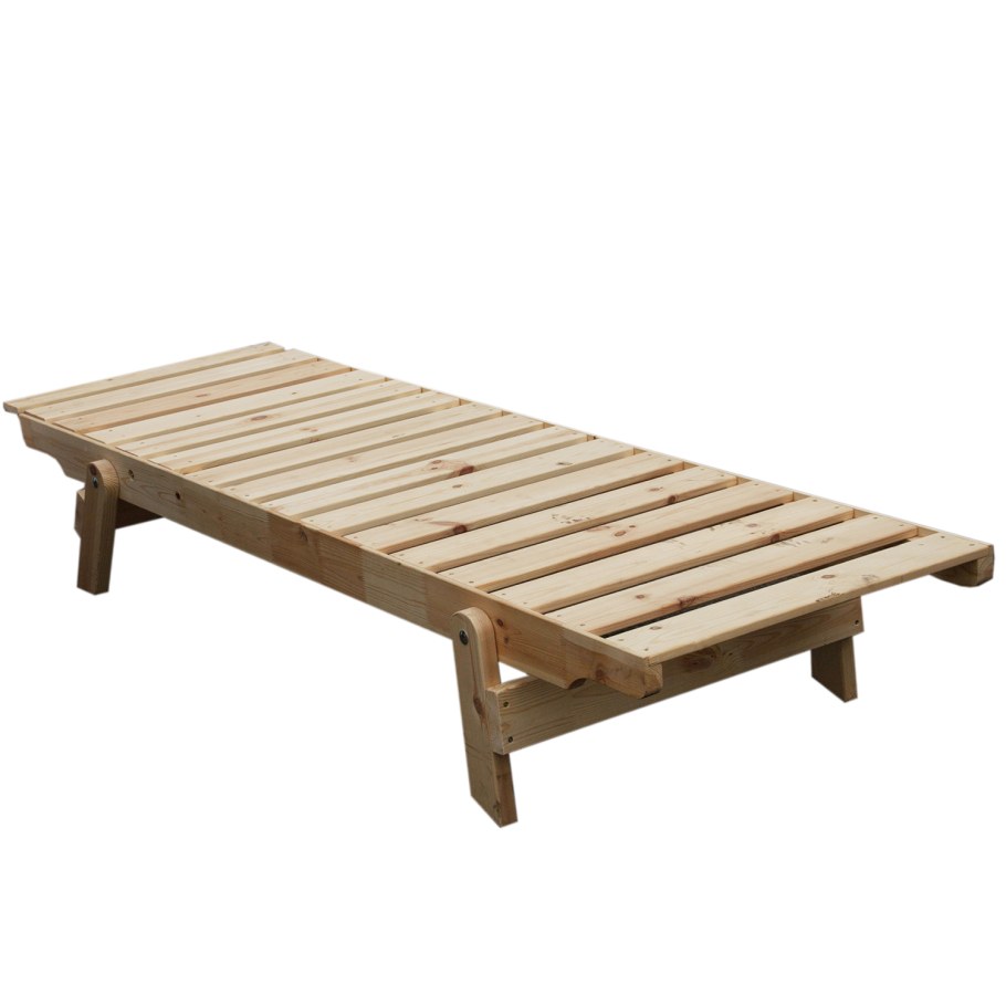 Деревянные лежаки для дачи