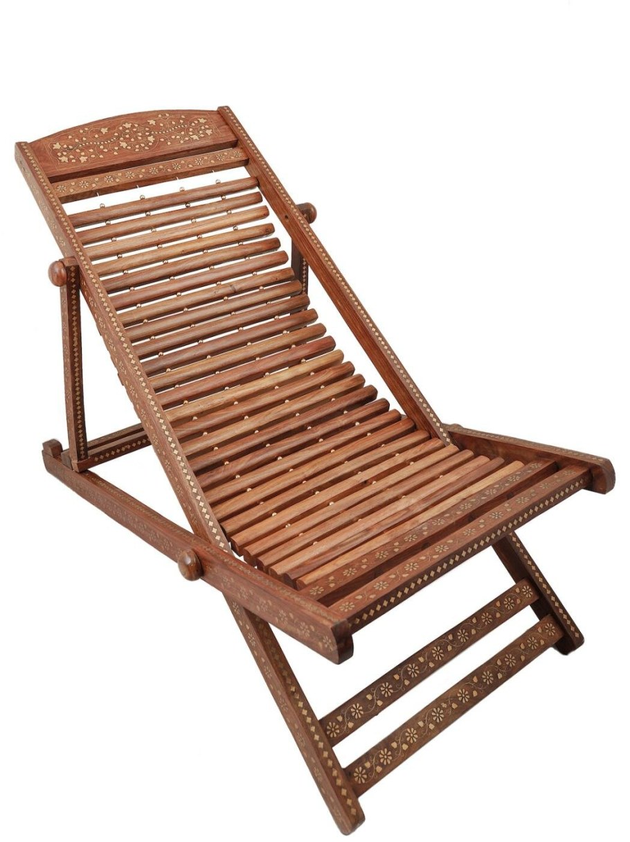 Шезлонг дачный