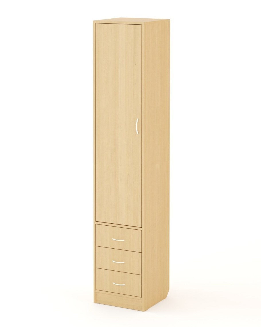 Шкаф-пенал Вита беленый дуб