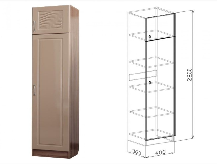 Шкаф-пенал BTS Сакура СП-01