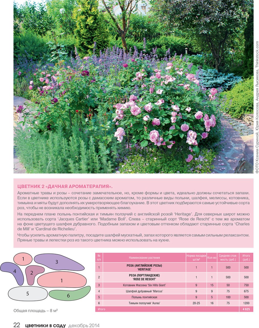 Розарий схемы посадки