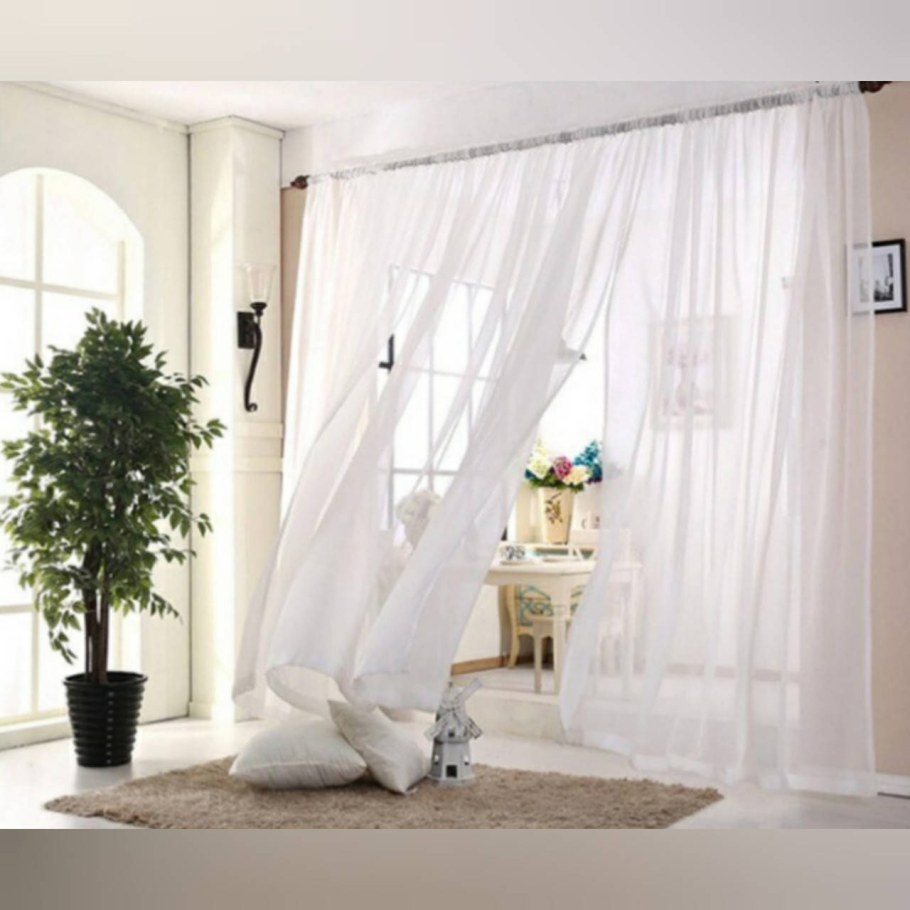 Тюль занавеска Mesh embroiddery Curtain 140*260 модель gzg134-3 Royal Union