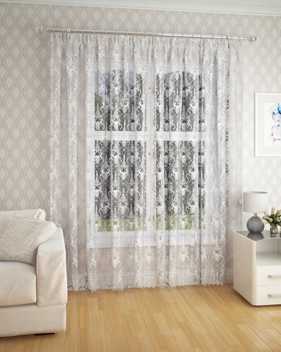 Текстилия тюль с вышивкой 300*260 см