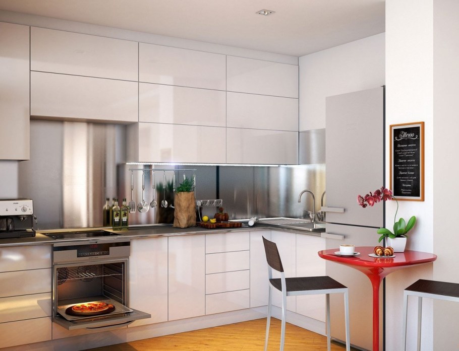 Современные небольшие кухни
