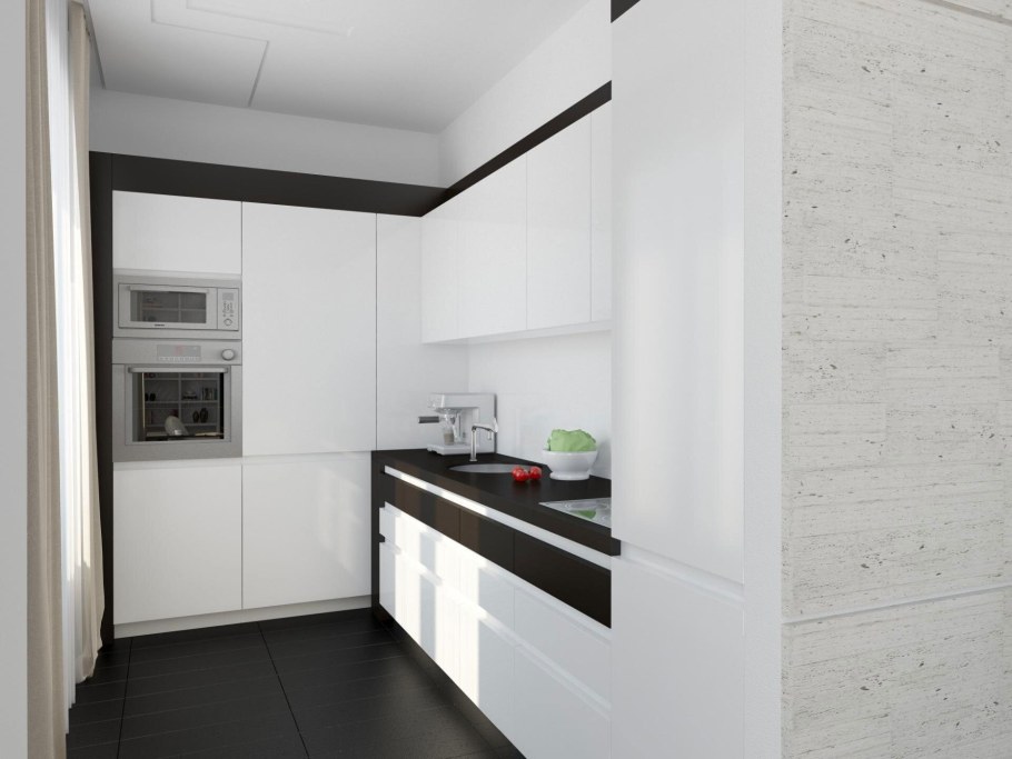 Маленькая кухня в стиле Минимализм