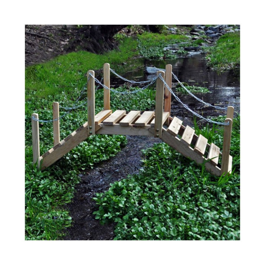 Декоративный деревянный мостик