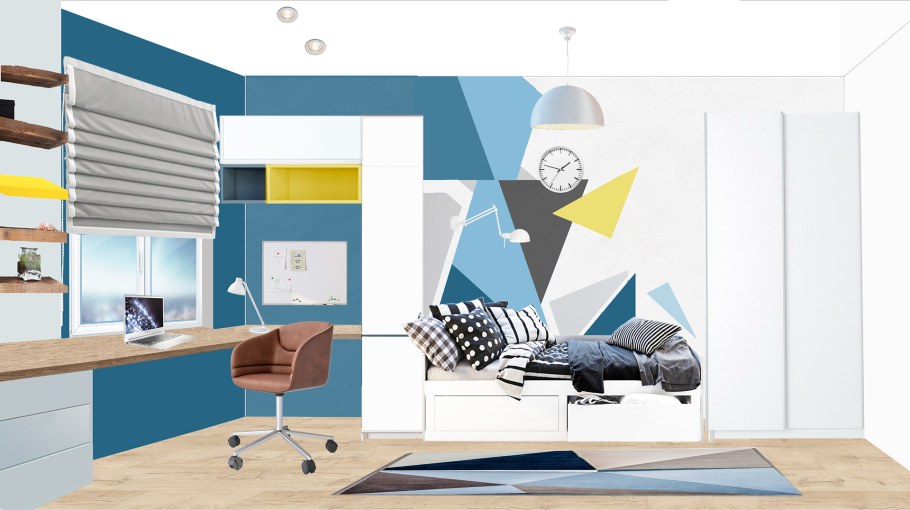 Коллаж интерьера для ребенка