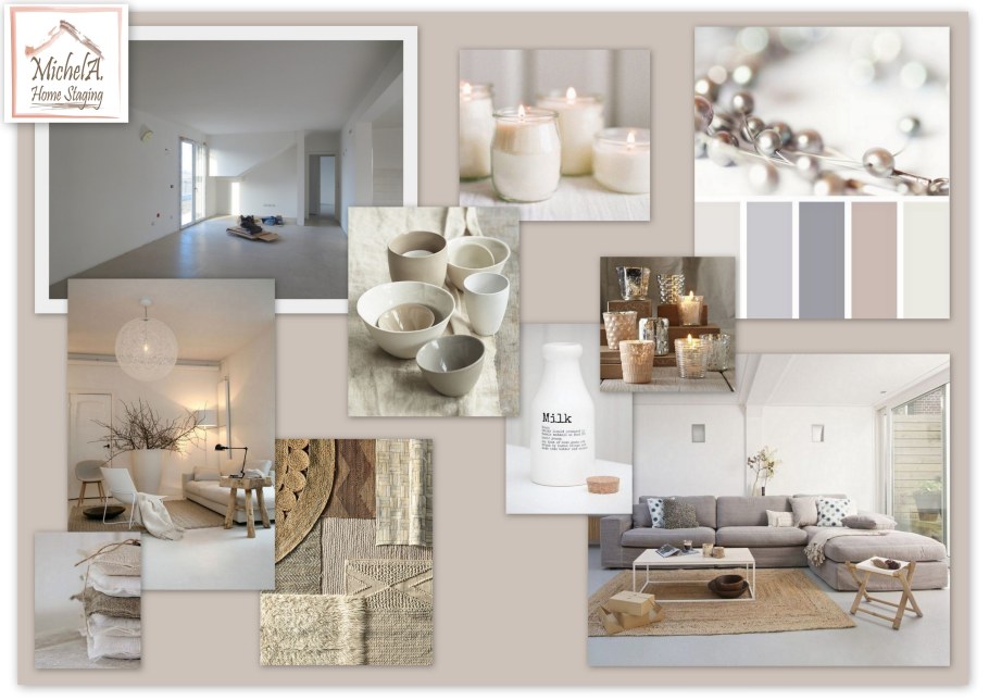 Скандинавский мудборд