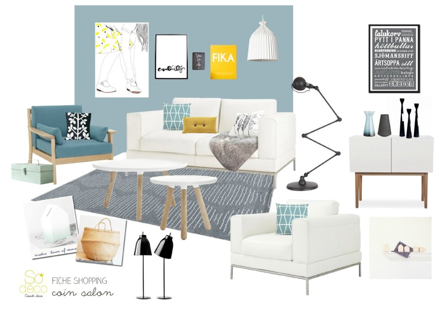 Moodboard интерьер Скандинавский стиль