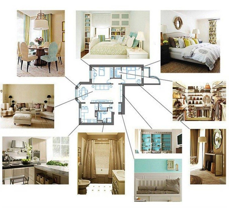 Коллажи для дизайнеров интерьера