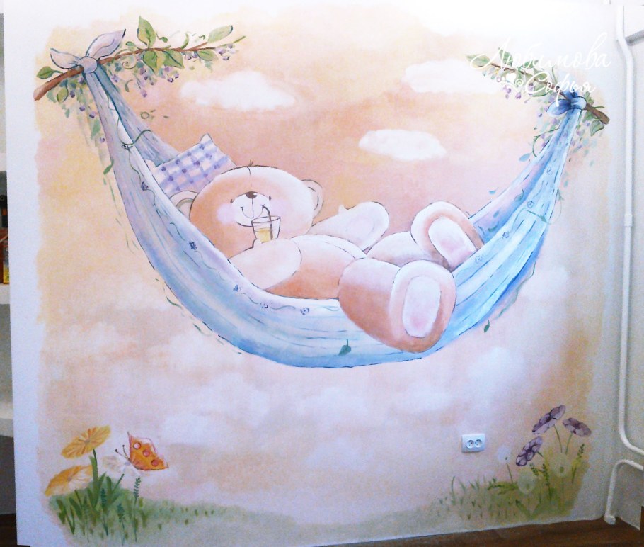 Роспись стен в детскую