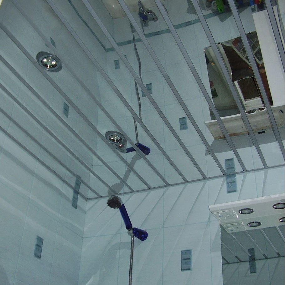 - Подвесной потолок "Албес" алюминиевый реечный