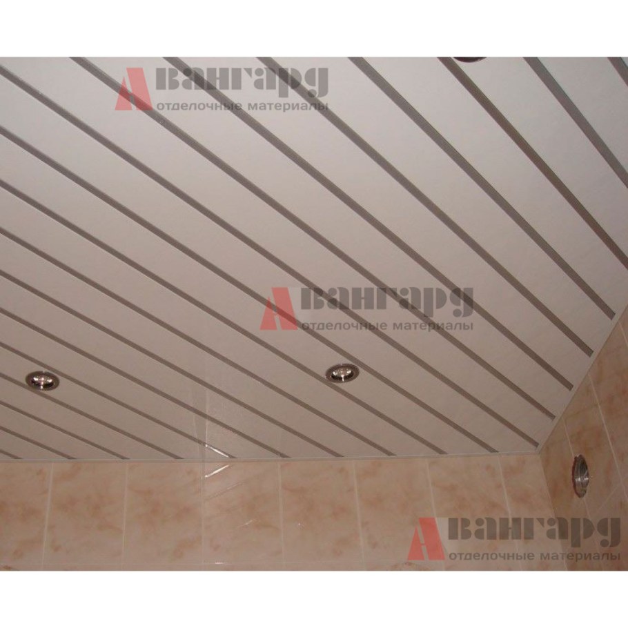 Подвесной реечный алюминиевый потолок"Албес*" (нем. Дизайн) an84a