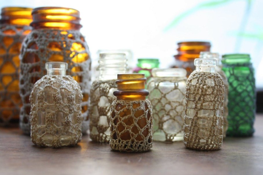 Декор стеклянных банок