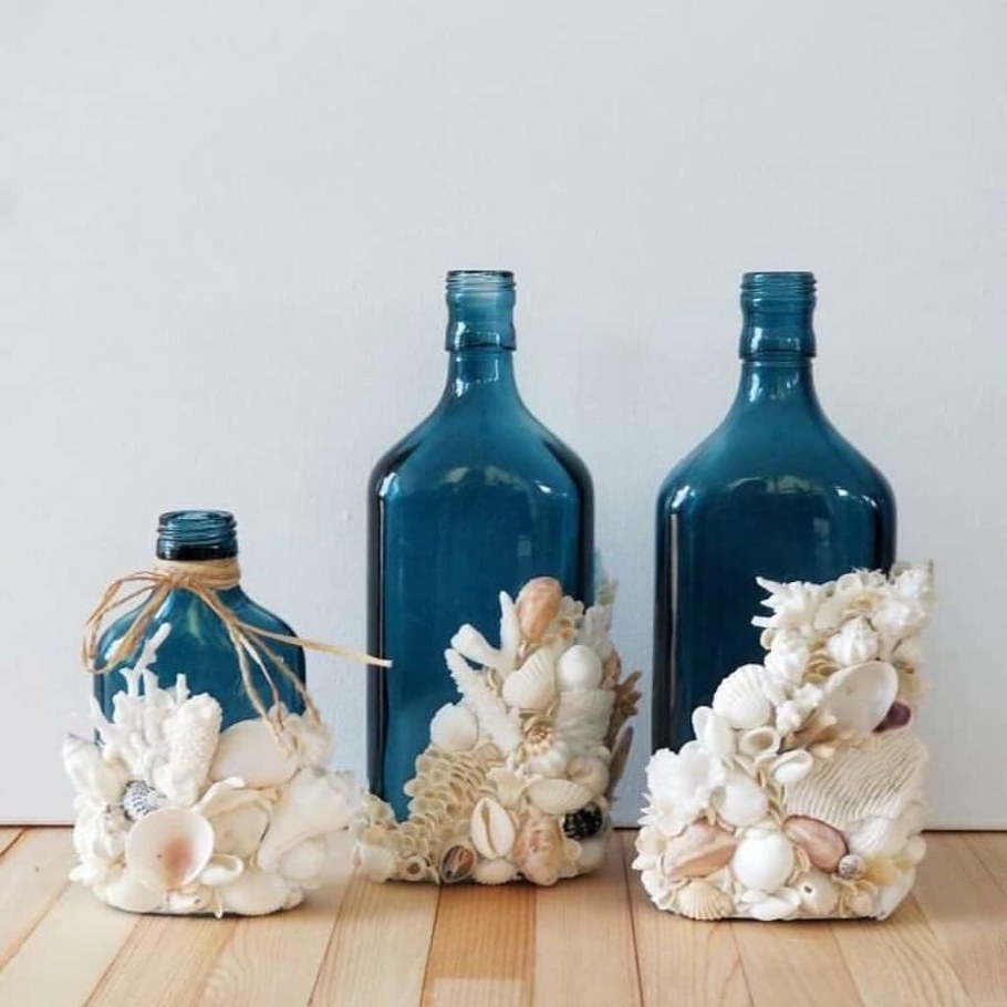 Бутылка декорированная