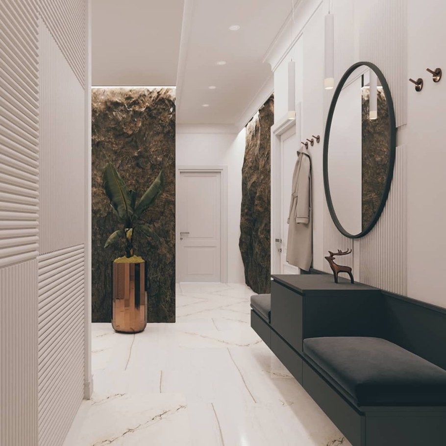 Коридор визуализация интерьера