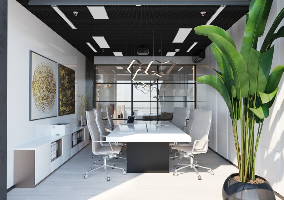 Современный офисный интерьер