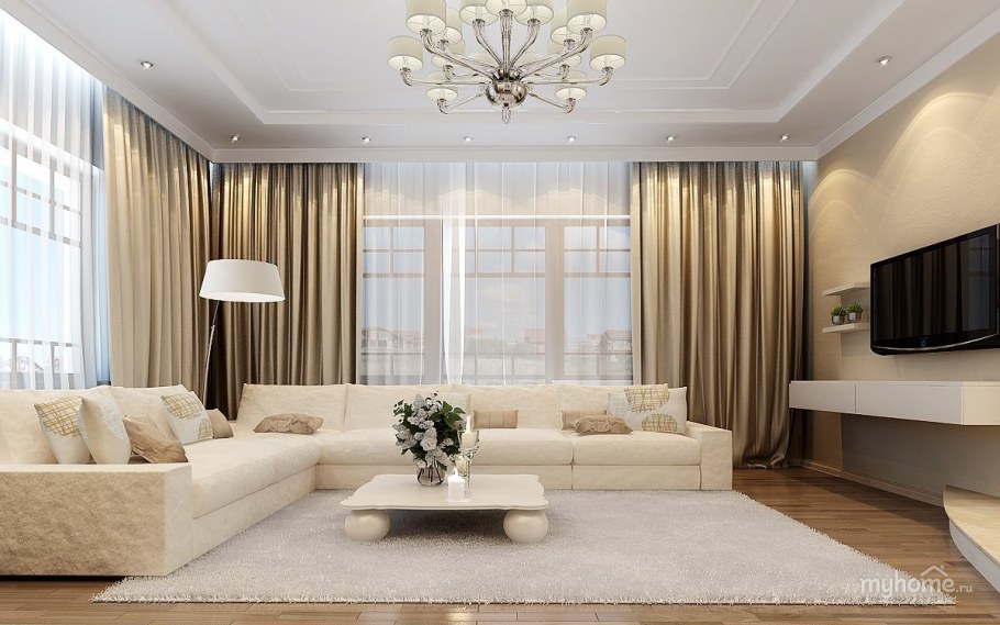 Светлая гостиная