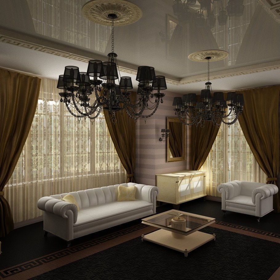 Красивый дизайн зала