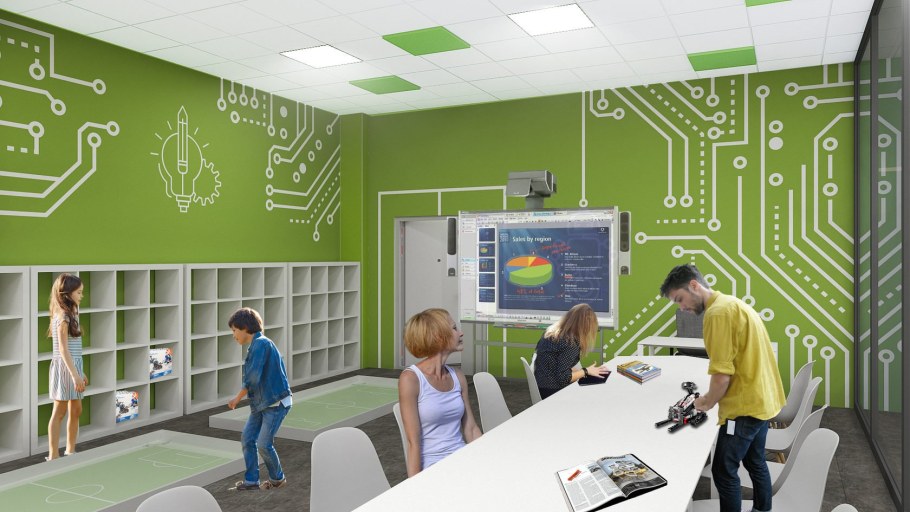 Современная школа интерьер