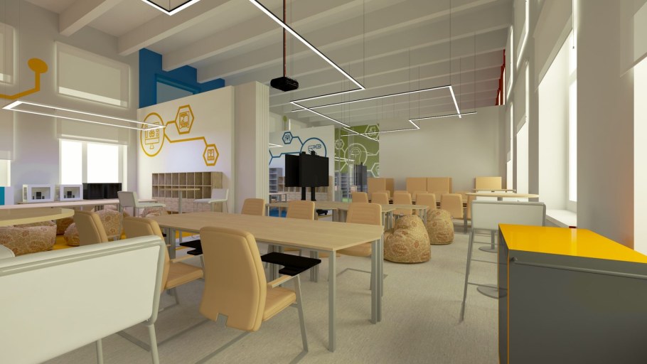 Интерьер школы проект