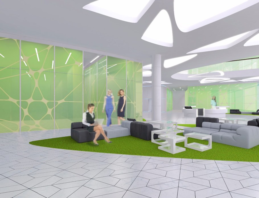 Интерьер технопарка