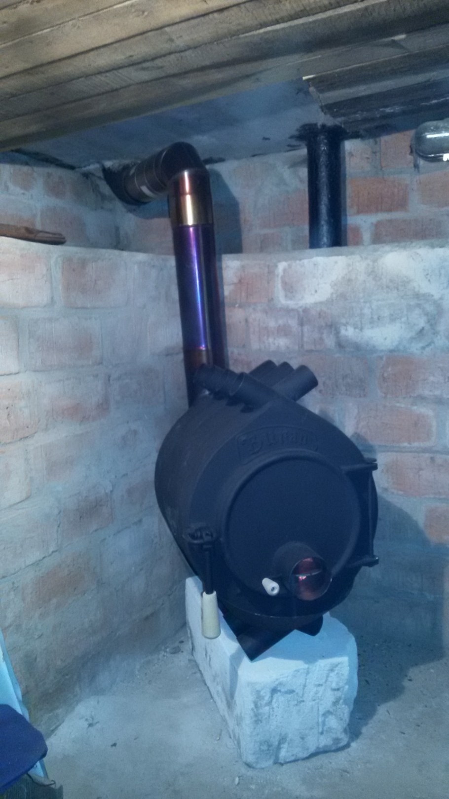 Печь Бренеран с плитой