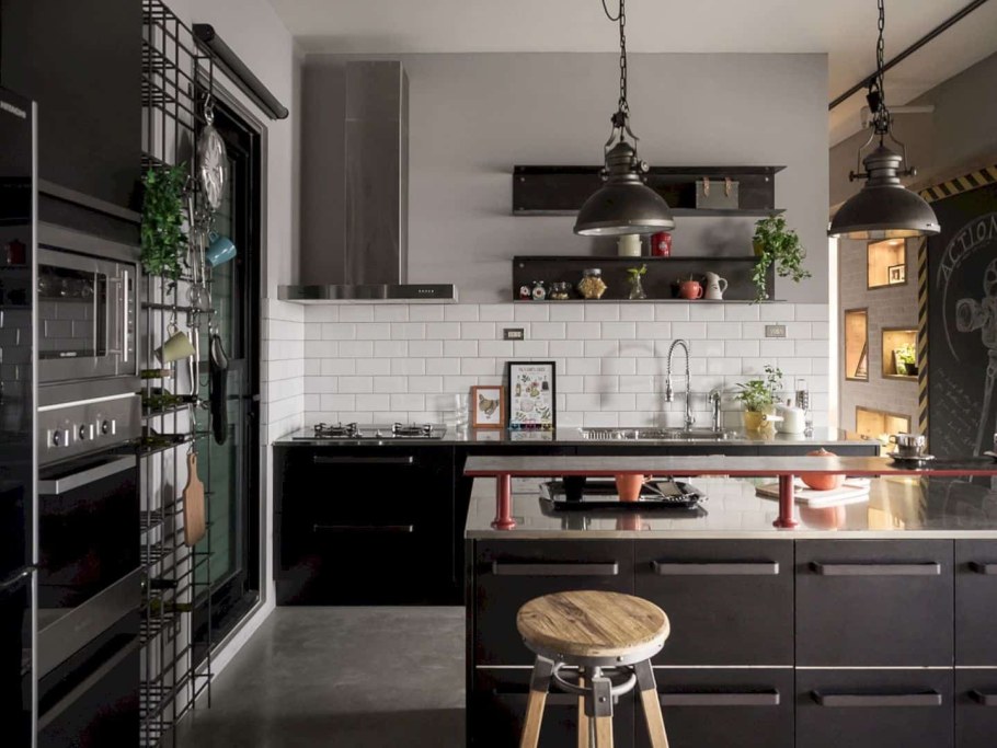 Кухня Сканди лофт угловая